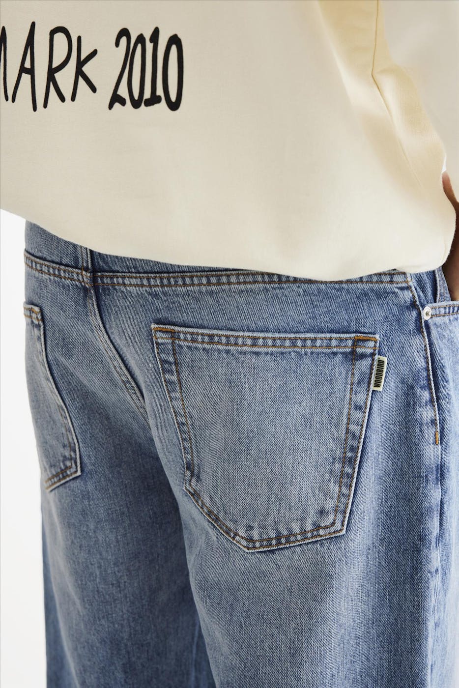 WOODBIRD - Blauwe Leroy Optic jeans