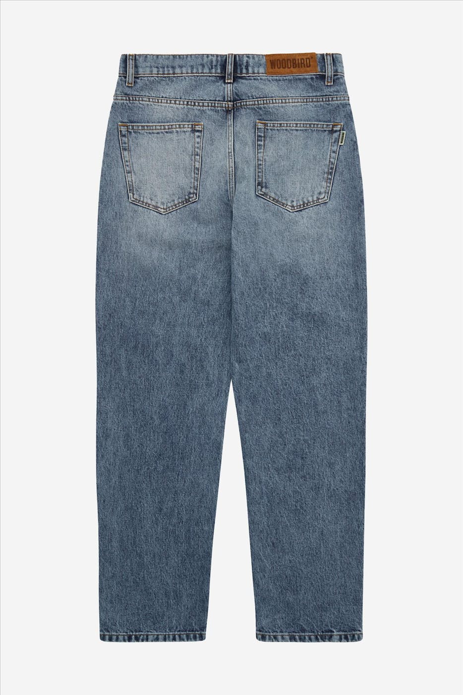 WOODBIRD - Blauwe Leroy Optic jeans