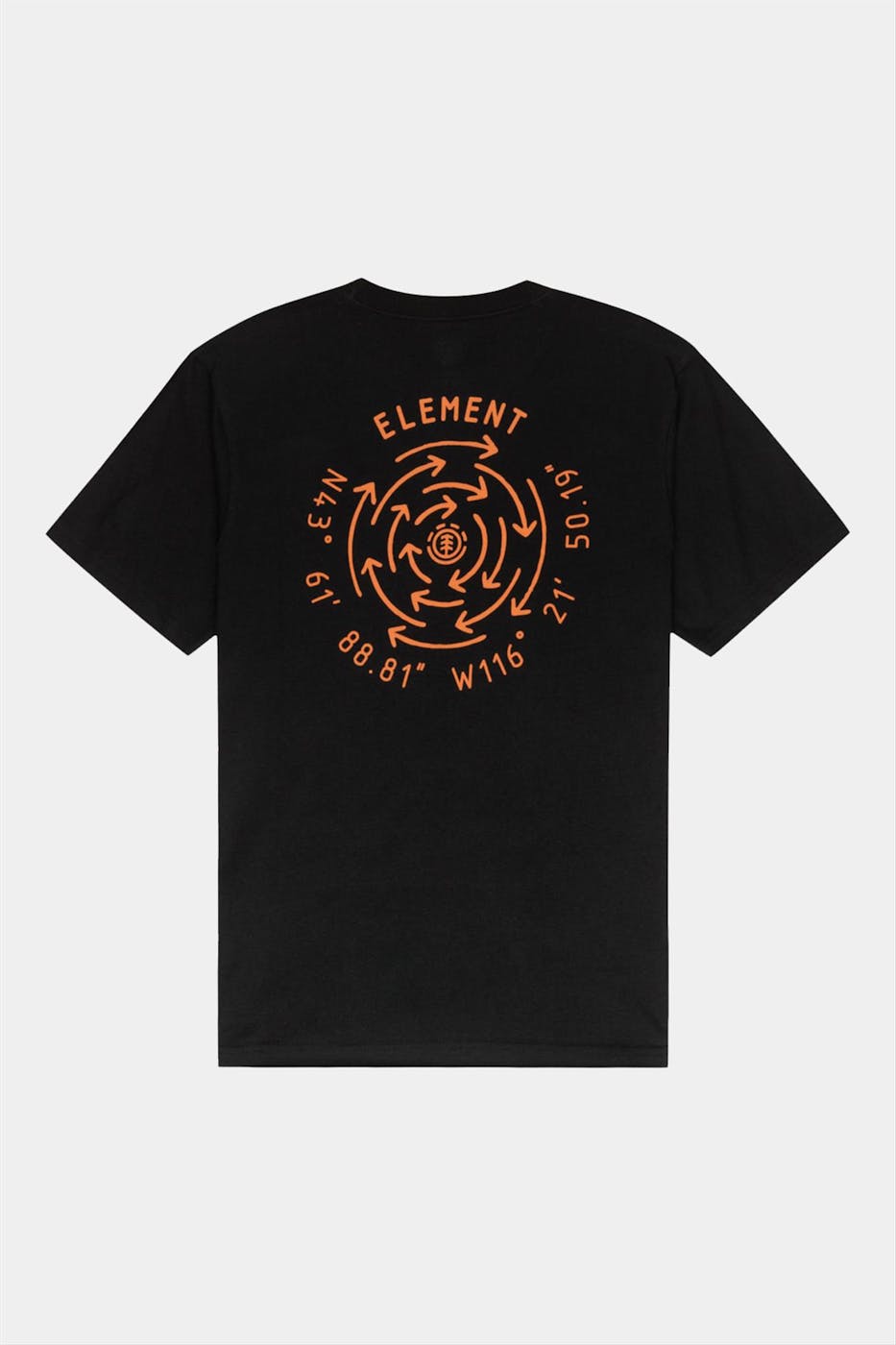 Element - Zwarte Compass T-shirt