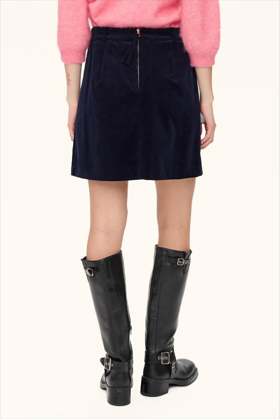 Nümph - Donkerblauwe Joanna rok