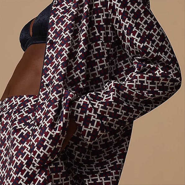 Tommy Hilfiger Underwear - Bordeaux Monogram pyjama set