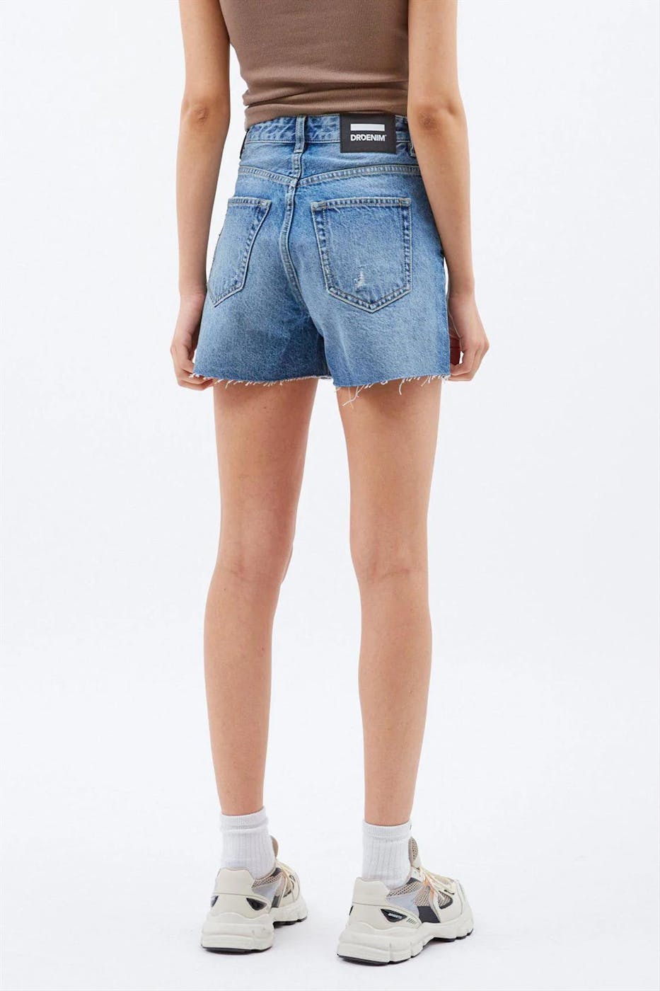 Dr. Denim - Blauwe Used Nora short