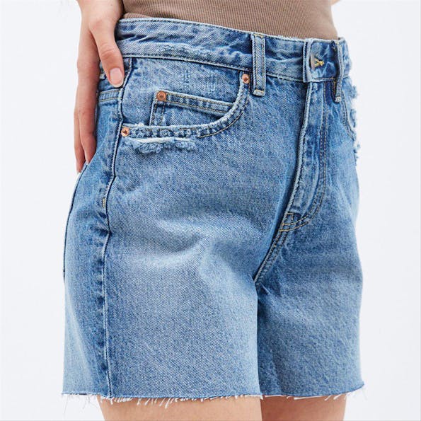 Dr. Denim - Blauwe Used Nora short