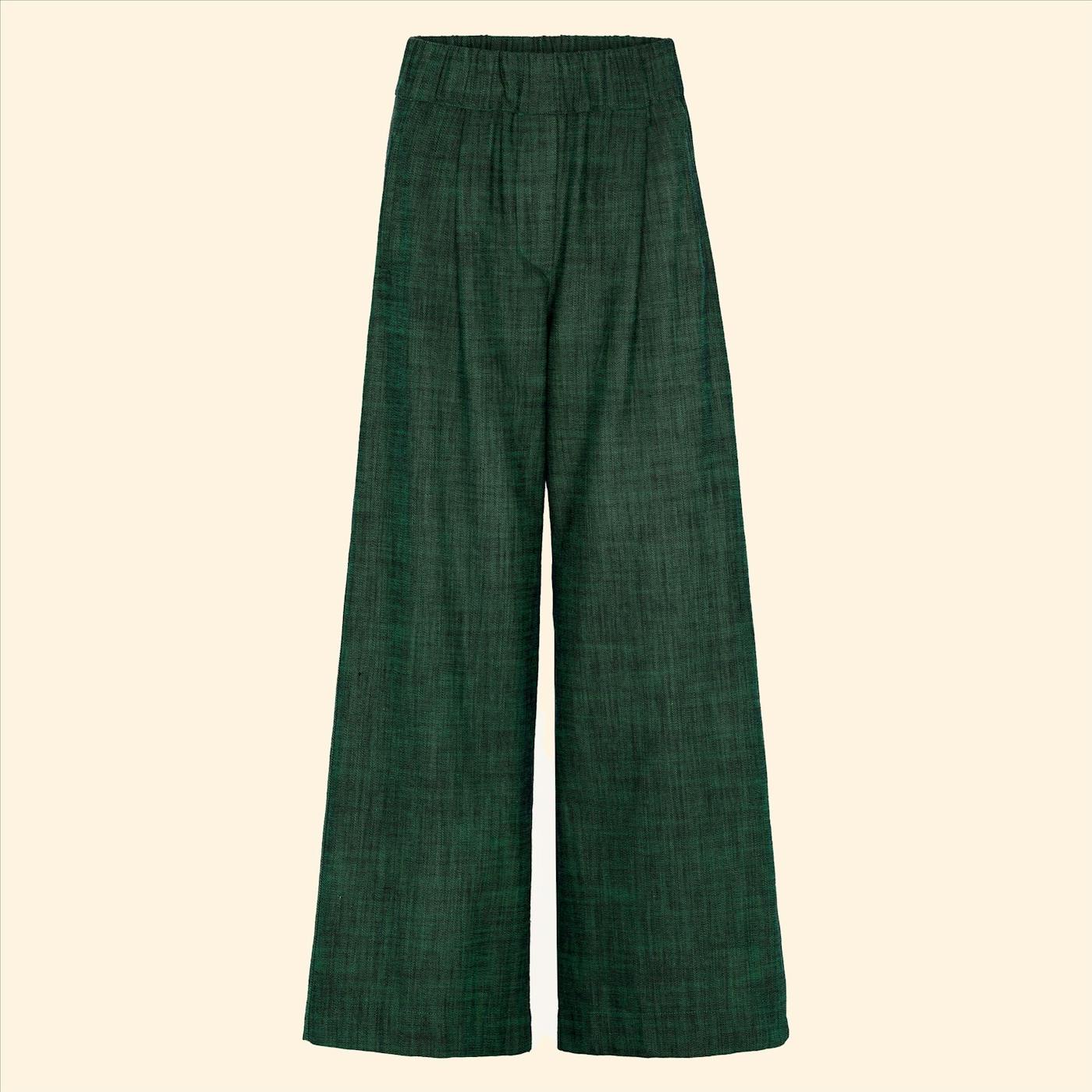 BY BAR - Groene Benji Twill broek