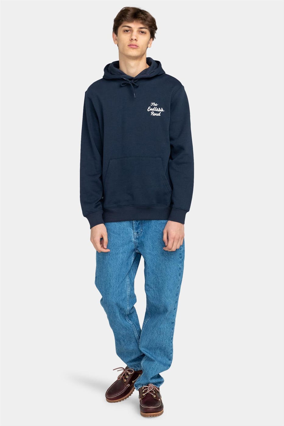 Element - Donkerblauwe Timber Novel hoodie