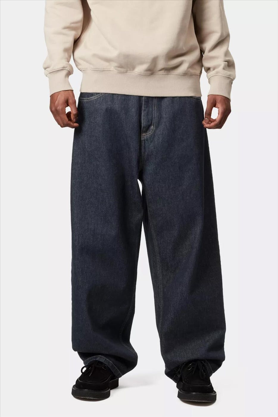 Carhartt WIP - Donkerblauwe Brandon jeans