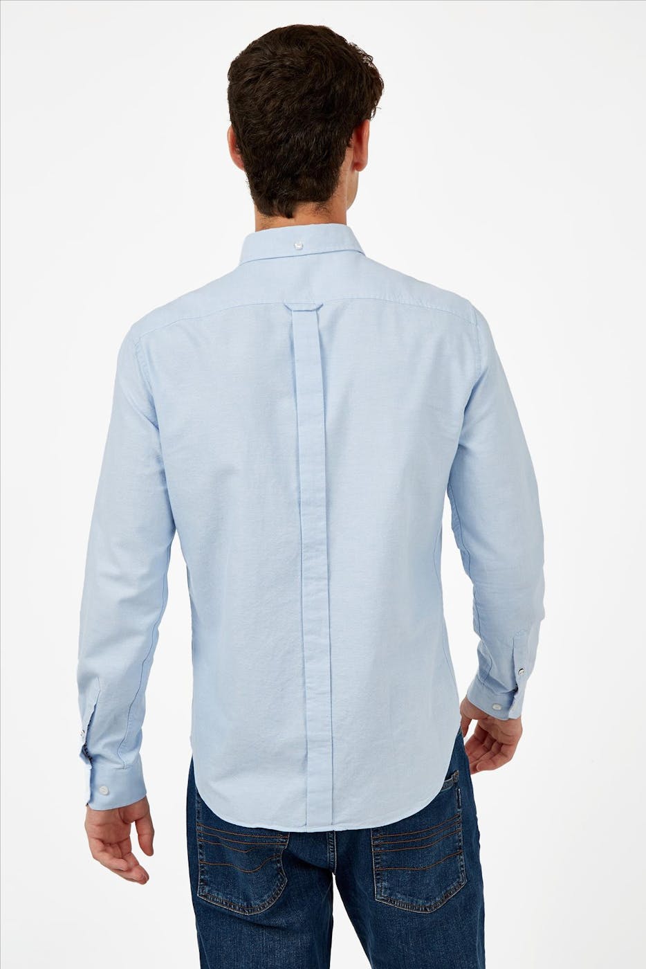 Ben Sherman - Lichtblauw regular fit Oxford hemd