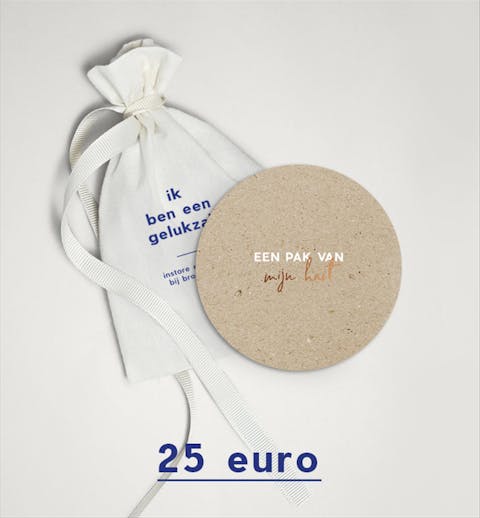 Cadeaubon €25 in geschenkverpakking