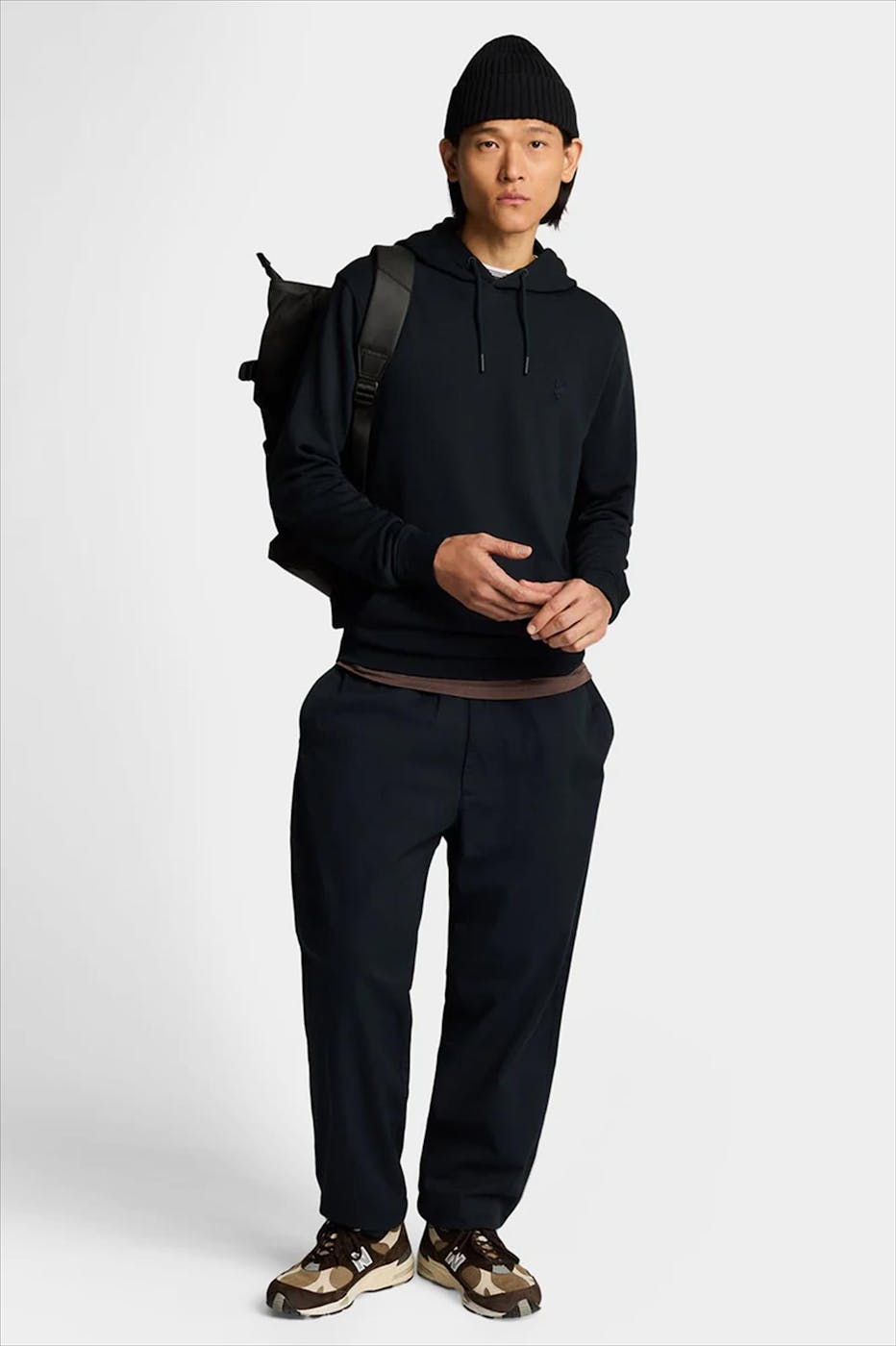 Lyle & Scott - Donkerblauwe Superfine hoodie