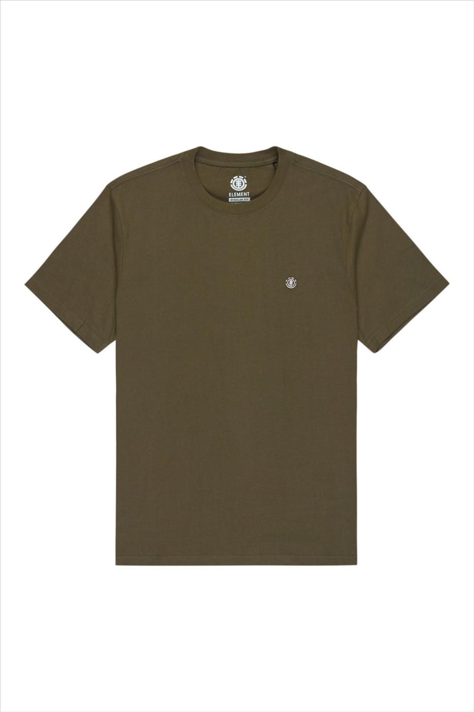 Element - Kaki Icon Embroidery T-shirt