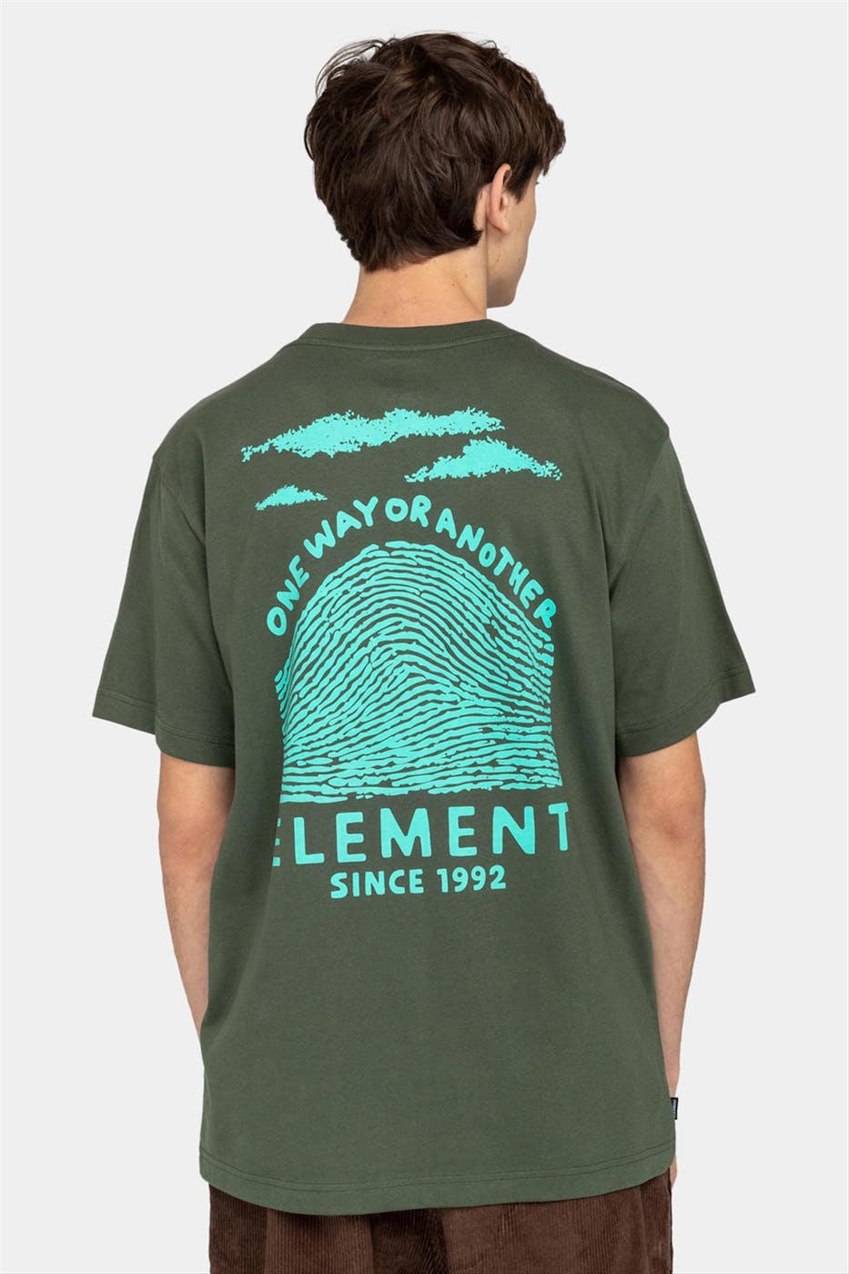 Element - Groene One Way T-shirt