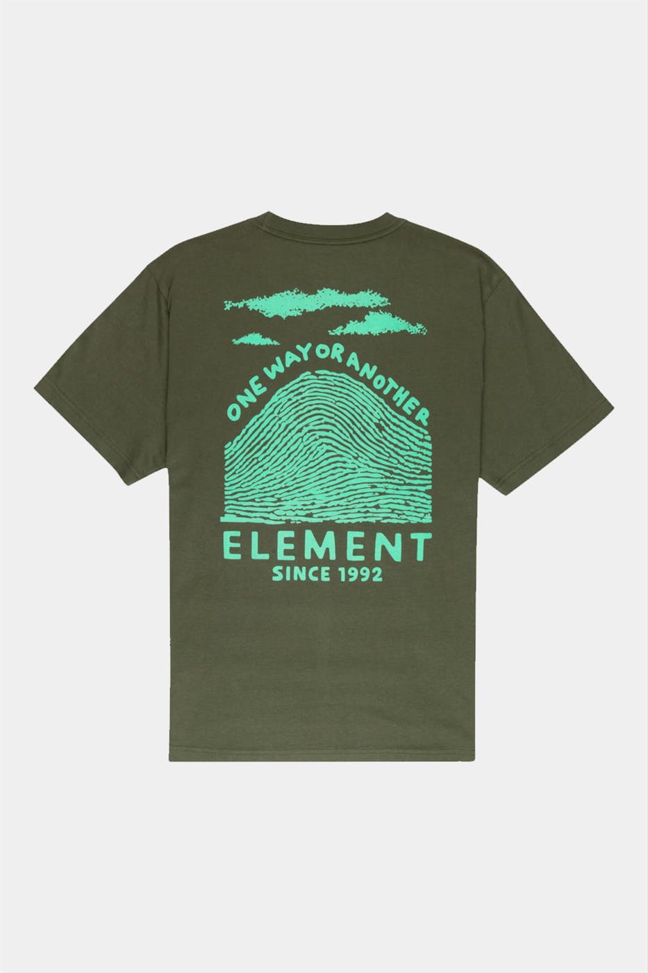 Element - Groene One Way T-shirt