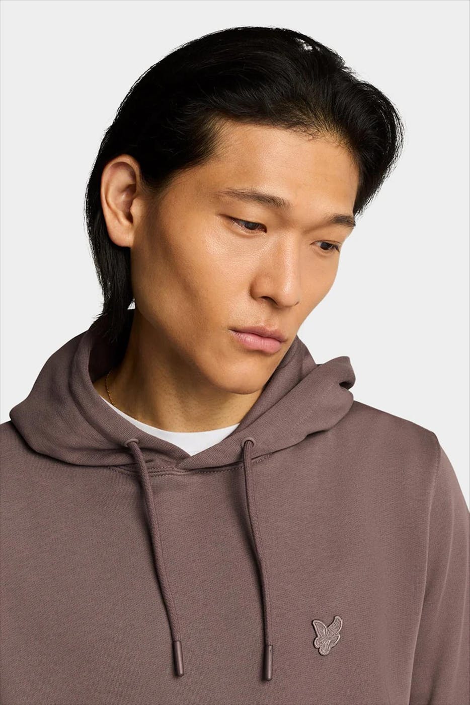 Lyle & Scott - Bruine Superfine hoodie