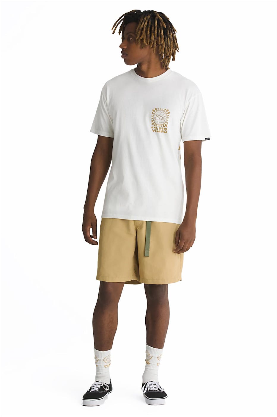 Vans  - Ecru Sun and Surf T-shirt