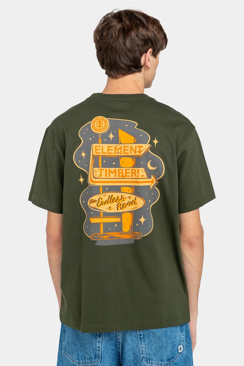 Element - Kaki Timber Motel T-shirt
