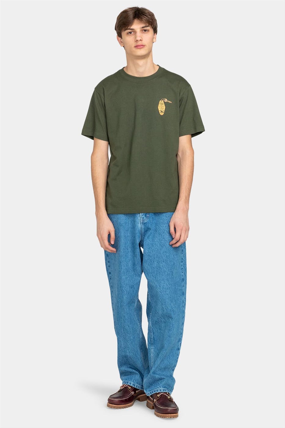 Element - Kaki Timber Motel T-shirt
