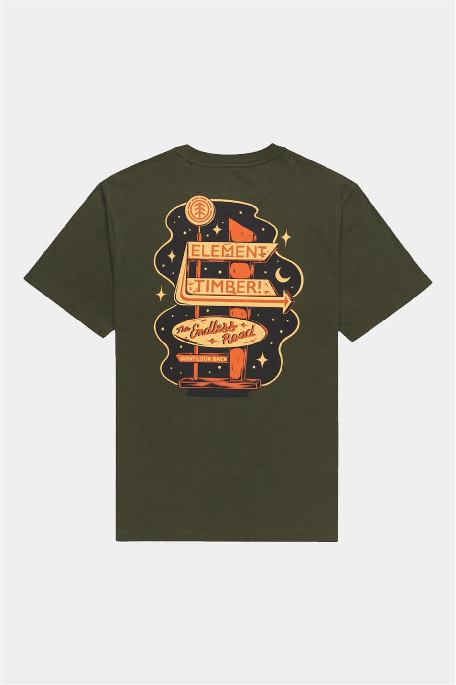 Element - Kaki Timber Motel T-shirt