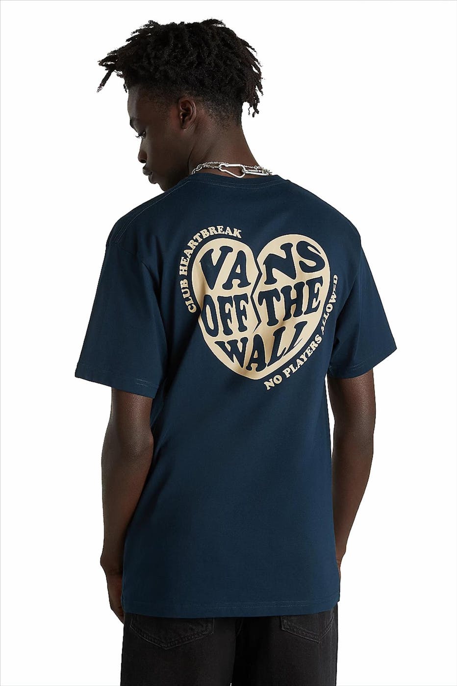 Vans  - Donkerblauwe No Players T-shirt
