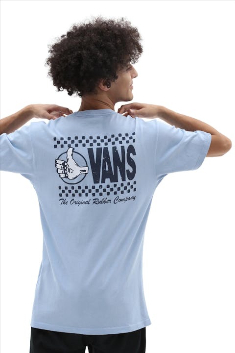 Vans  - Lichtblauwe Thumbs Up T-shirt