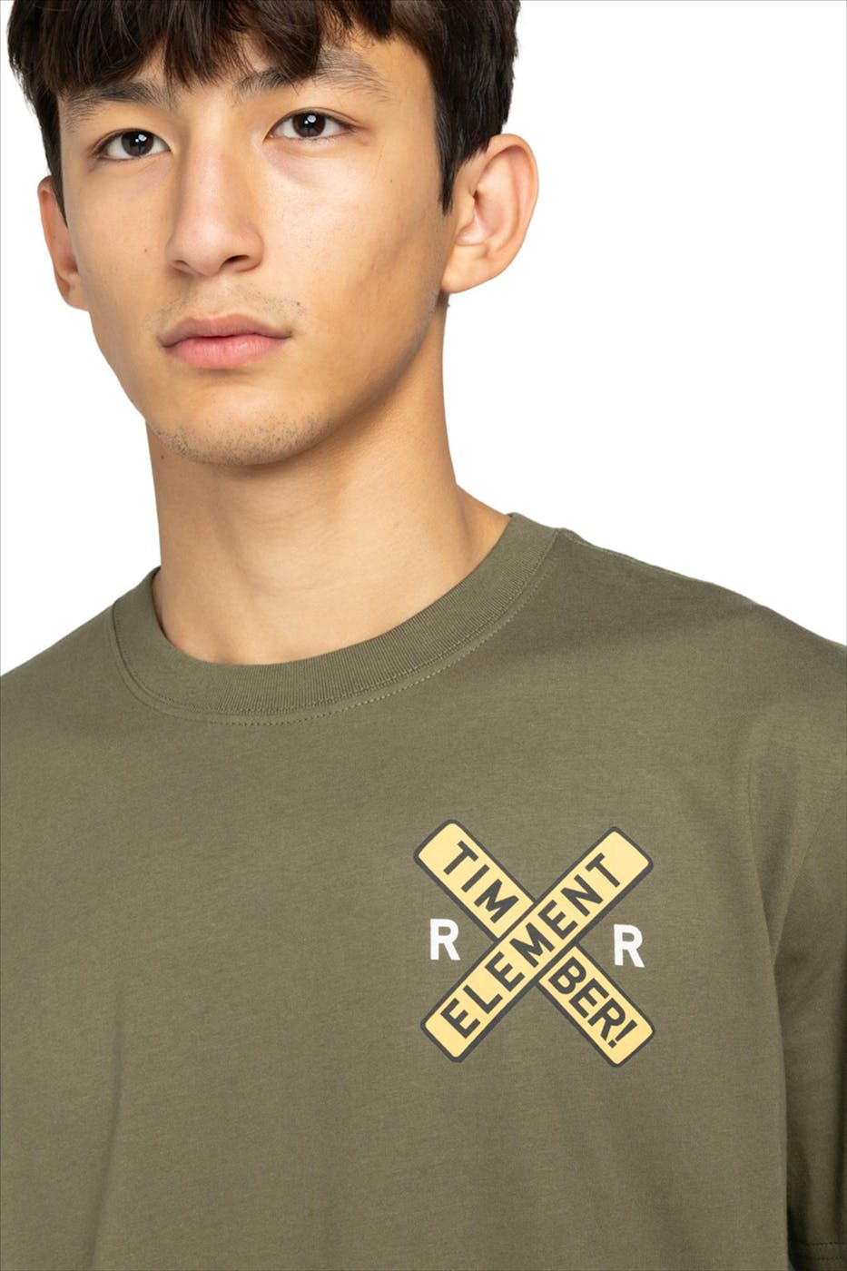 Element - Legergroene Timber T-shirt