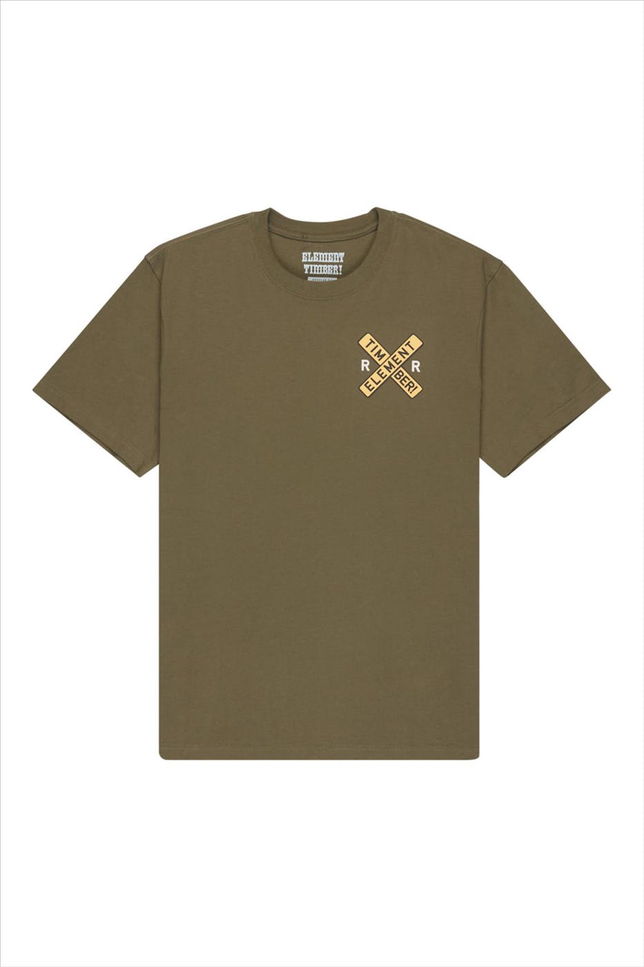 Element - Legergroene Timber T-shirt