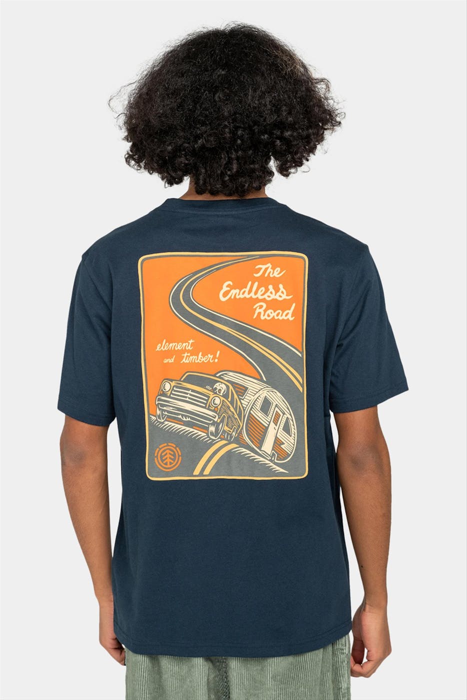 Element - Donkerblauwe Timber Novel T-shirt