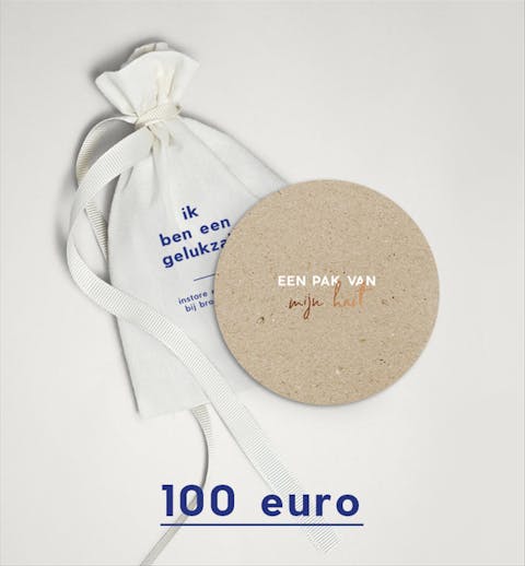 Cadeaubon €100 in geschenkverpakking