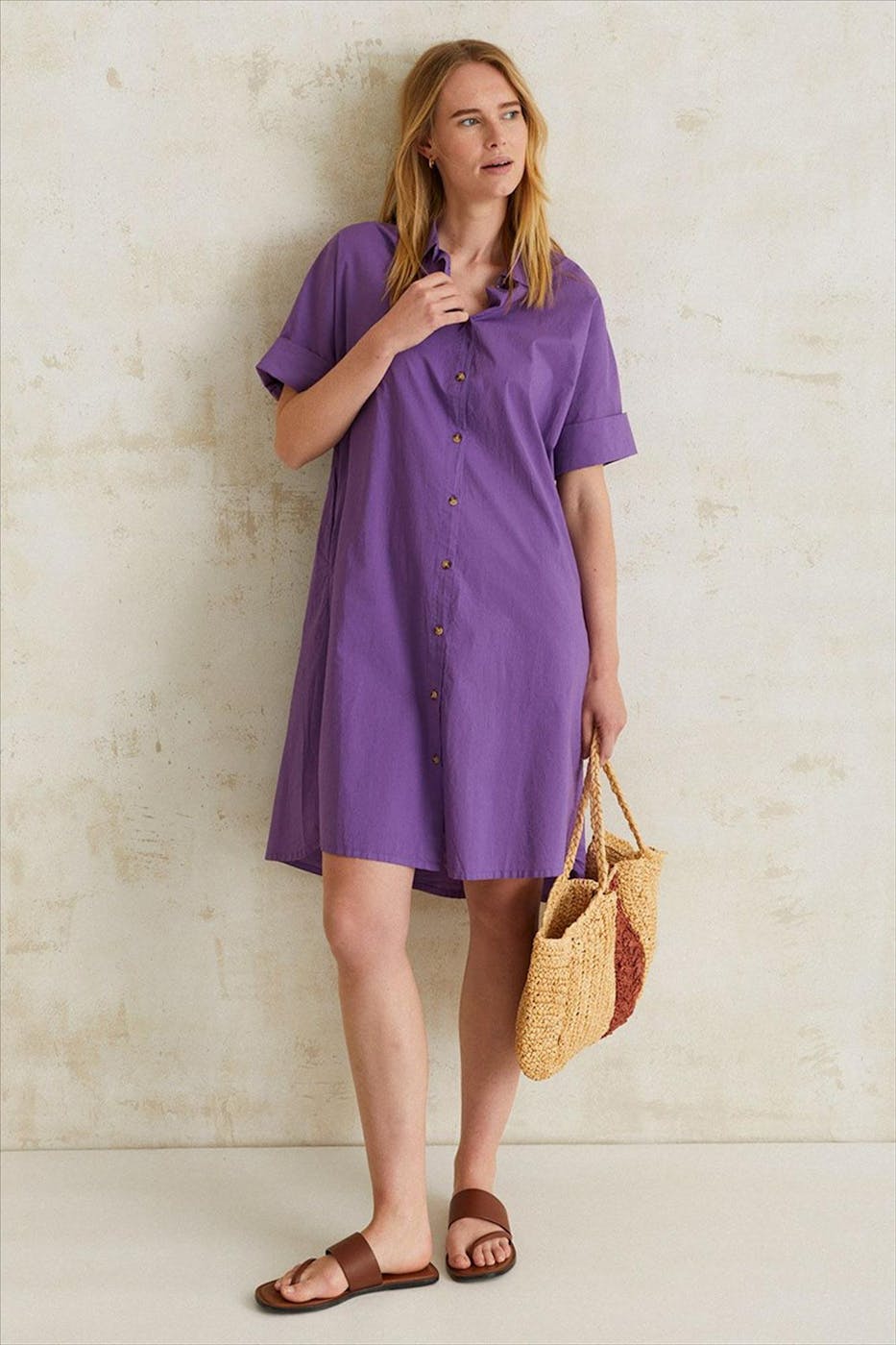 YERSE - Paars Oversized kleed