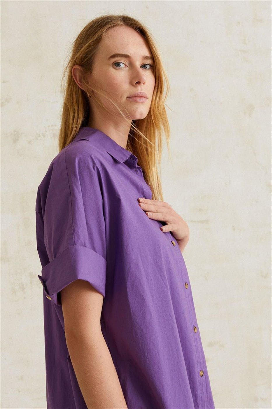 YERSE - Paars Oversized kleed