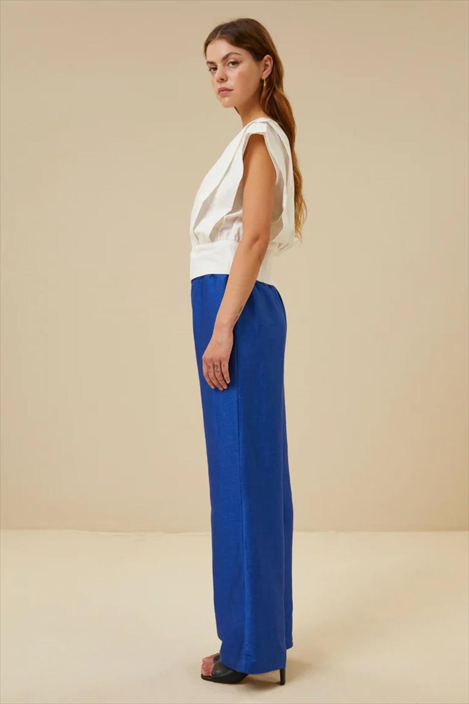 BY BAR - Witte Cathy Poplin blouse