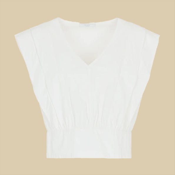 BY BAR - Witte Cathy Poplin blouse