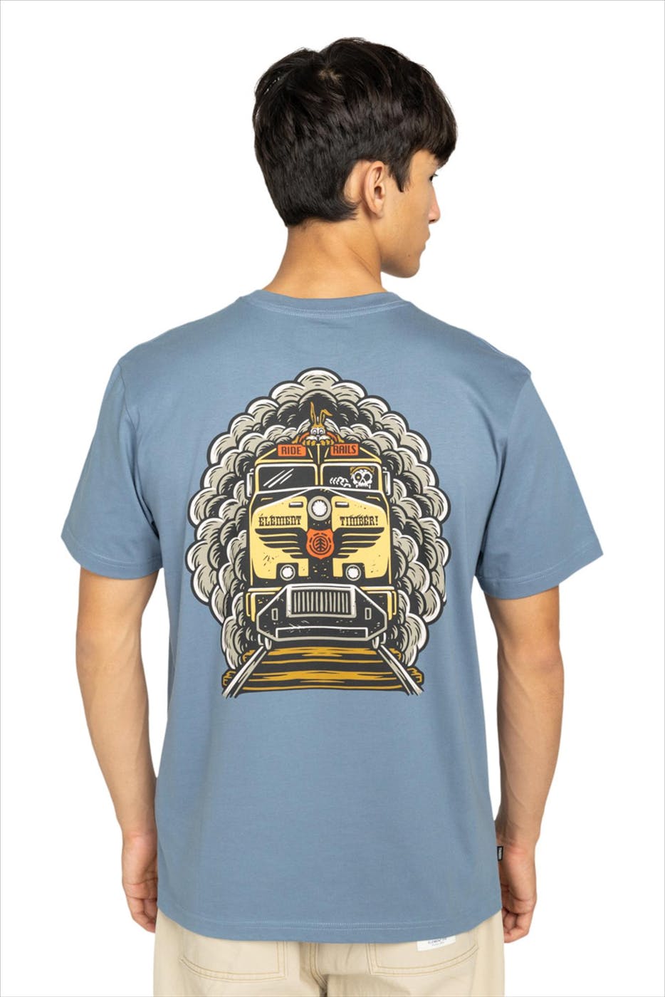 Element - Grijsblauwe Timber t-shirt