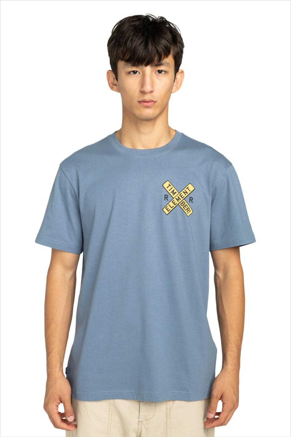 Element - Grijsblauwe Timber t-shirt