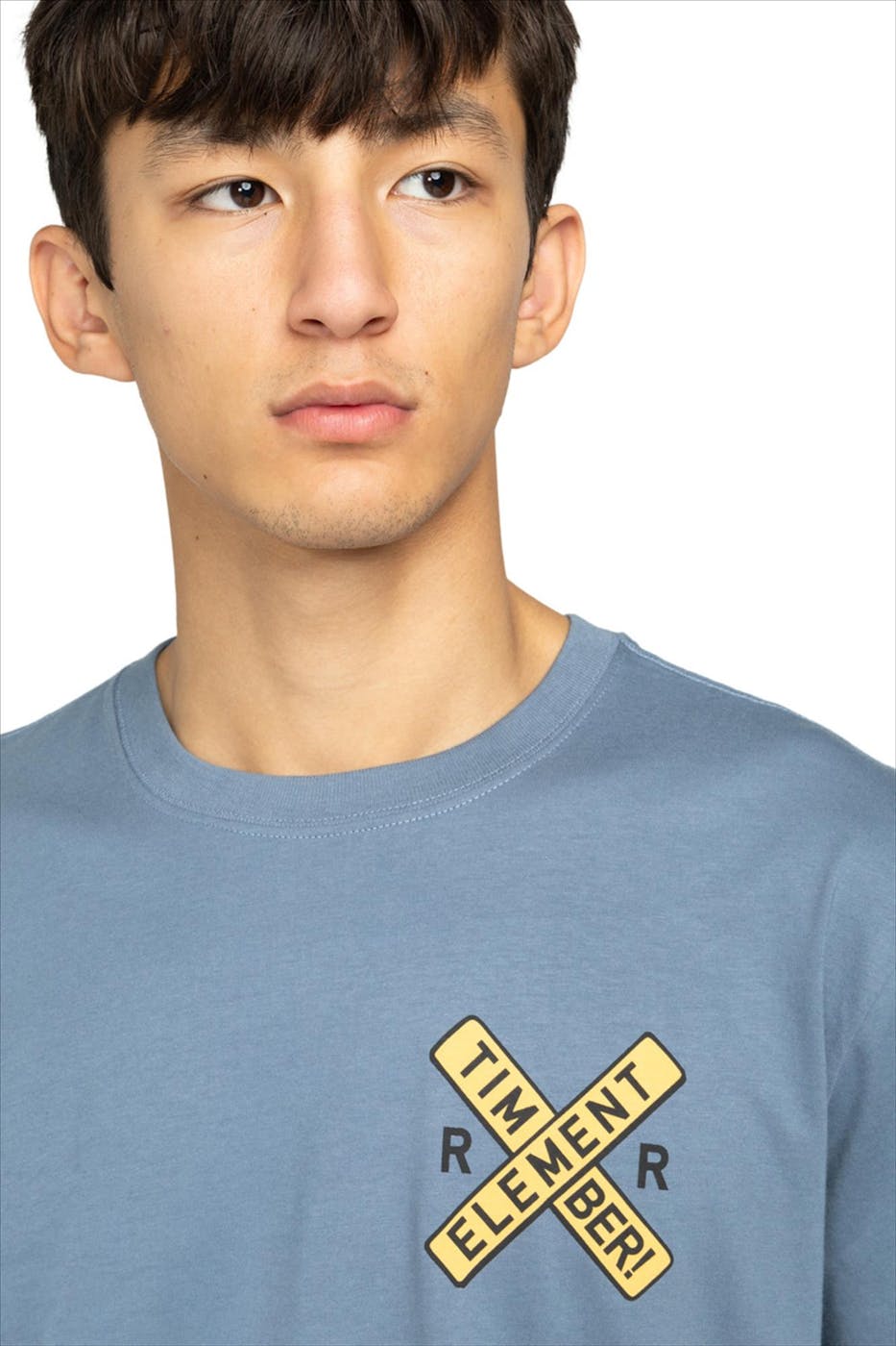 Element - Grijsblauwe Timber t-shirt
