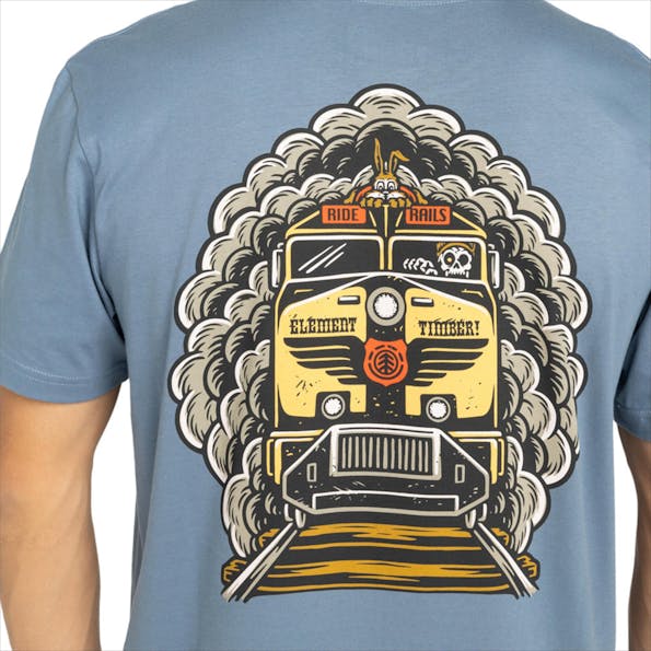 Element - Grijsblauwe Timber t-shirt