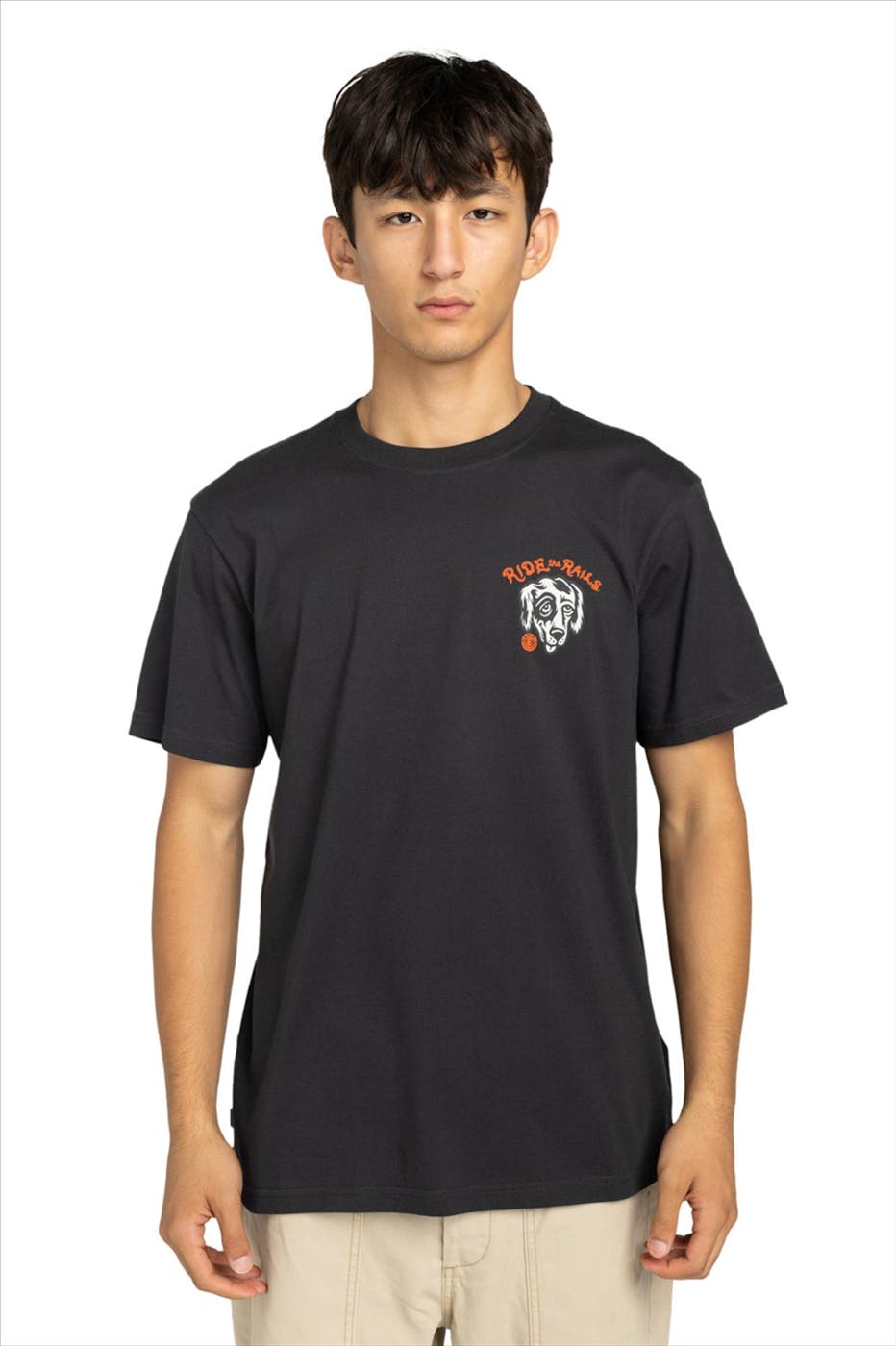 Element - Donkergrijze Timber Hobos T-shirt