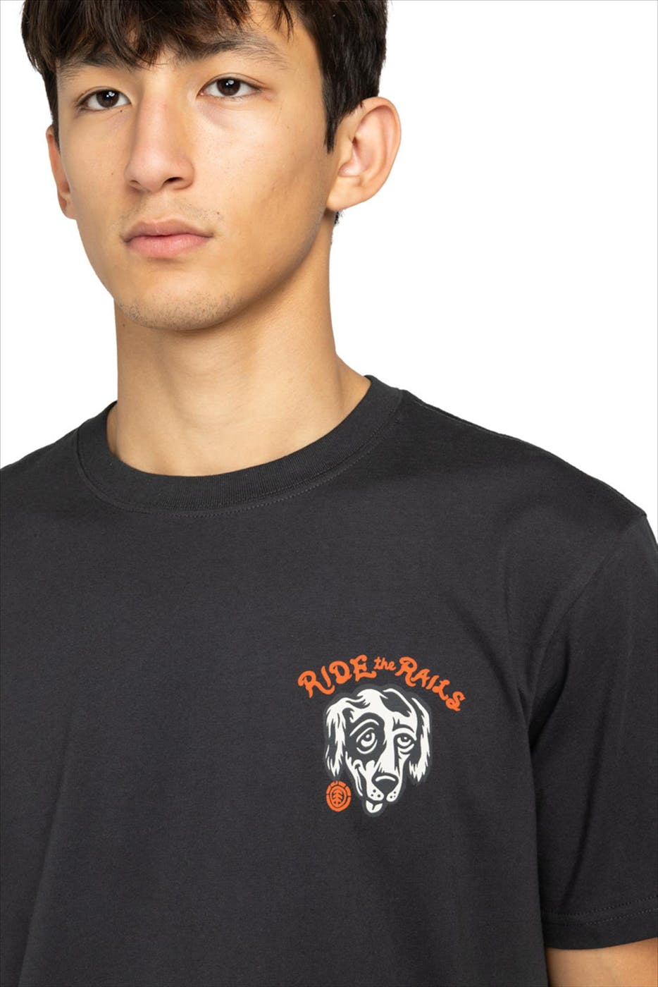 Element - Donkergrijze Timber Hobos T-shirt