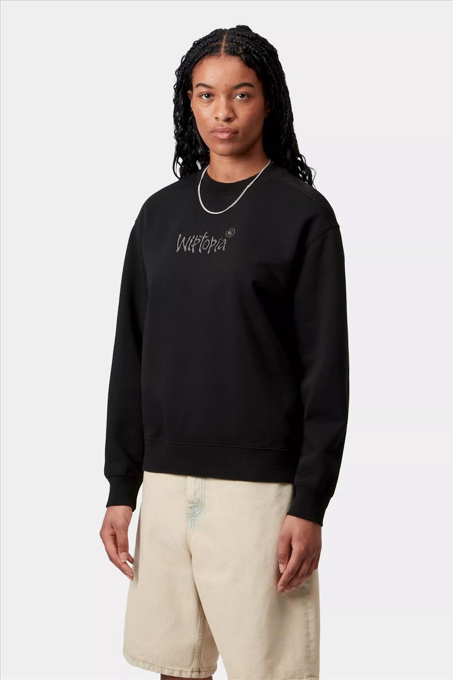 Carhartt WIP - Zwarte Wiptopia Script sweater