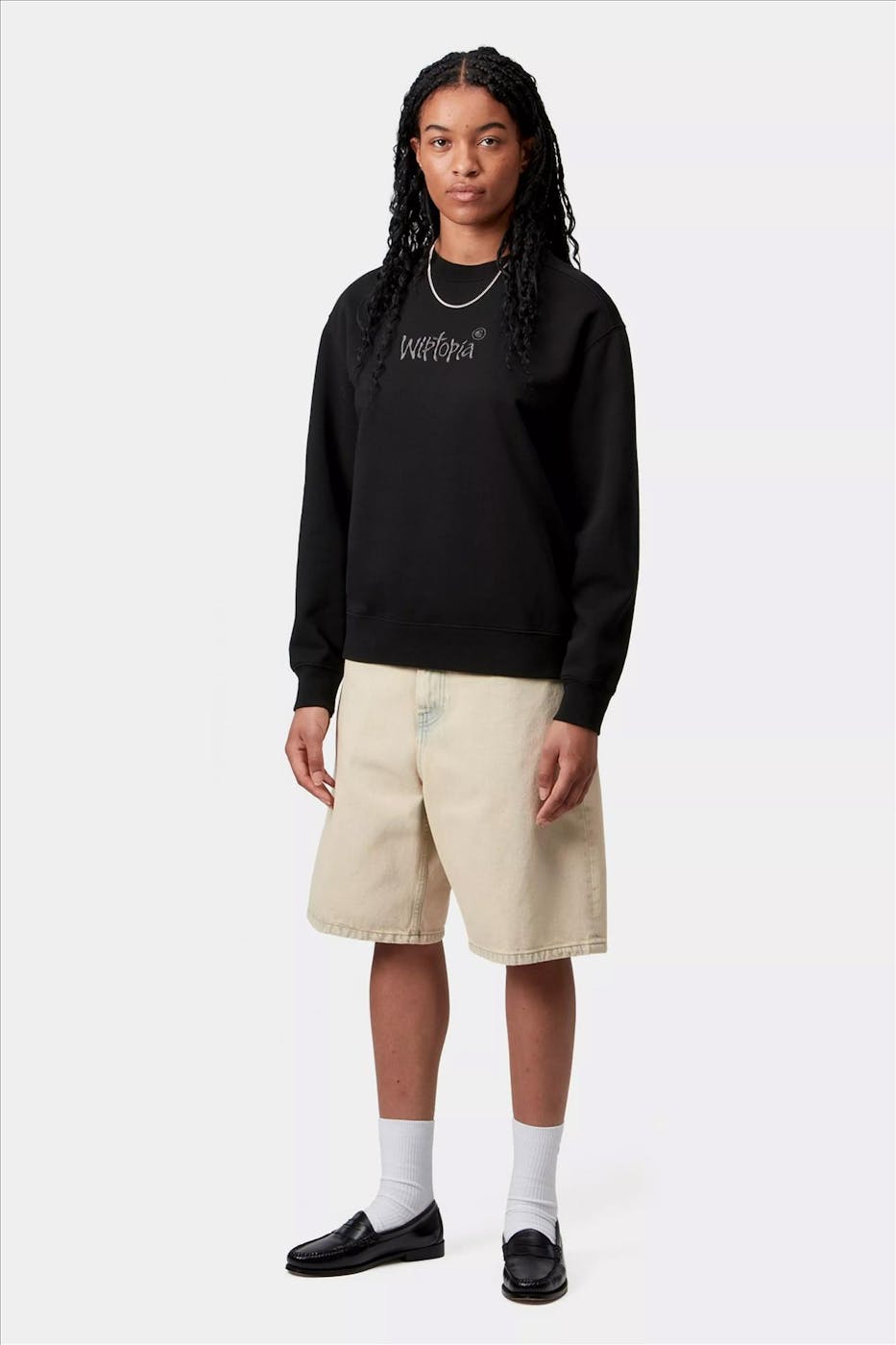 Carhartt WIP - Zwarte Wiptopia Script sweater