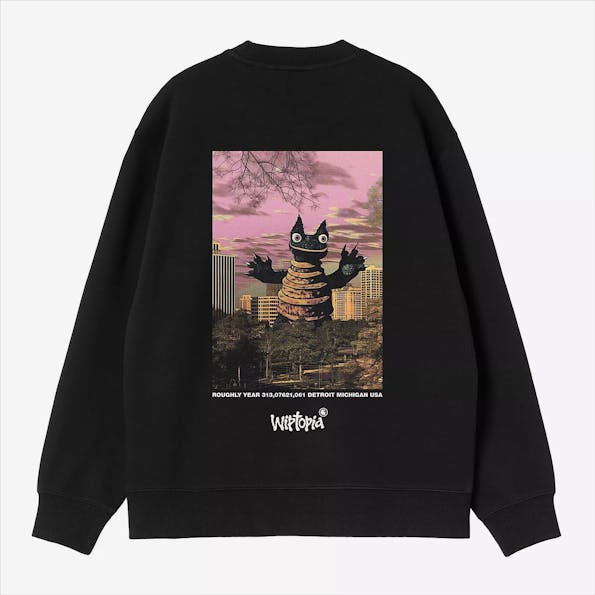 Carhartt WIP - Zwarte Wiptopia Script sweater