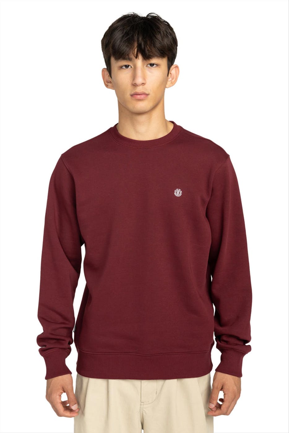 Element - Bordeaux Icon Embroidery sweater