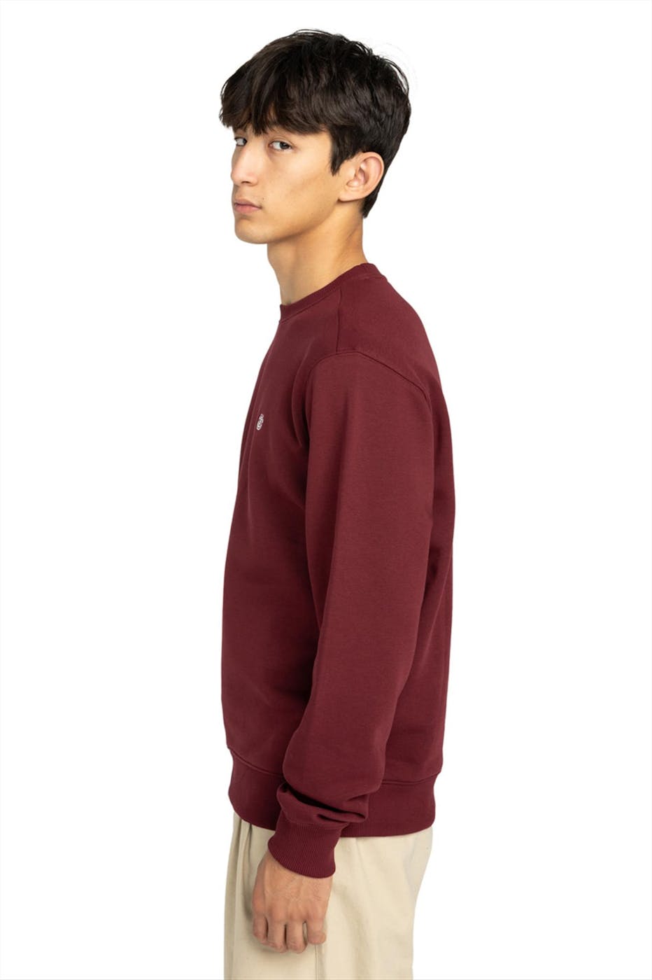 Element - Bordeaux Icon Embroidery sweater