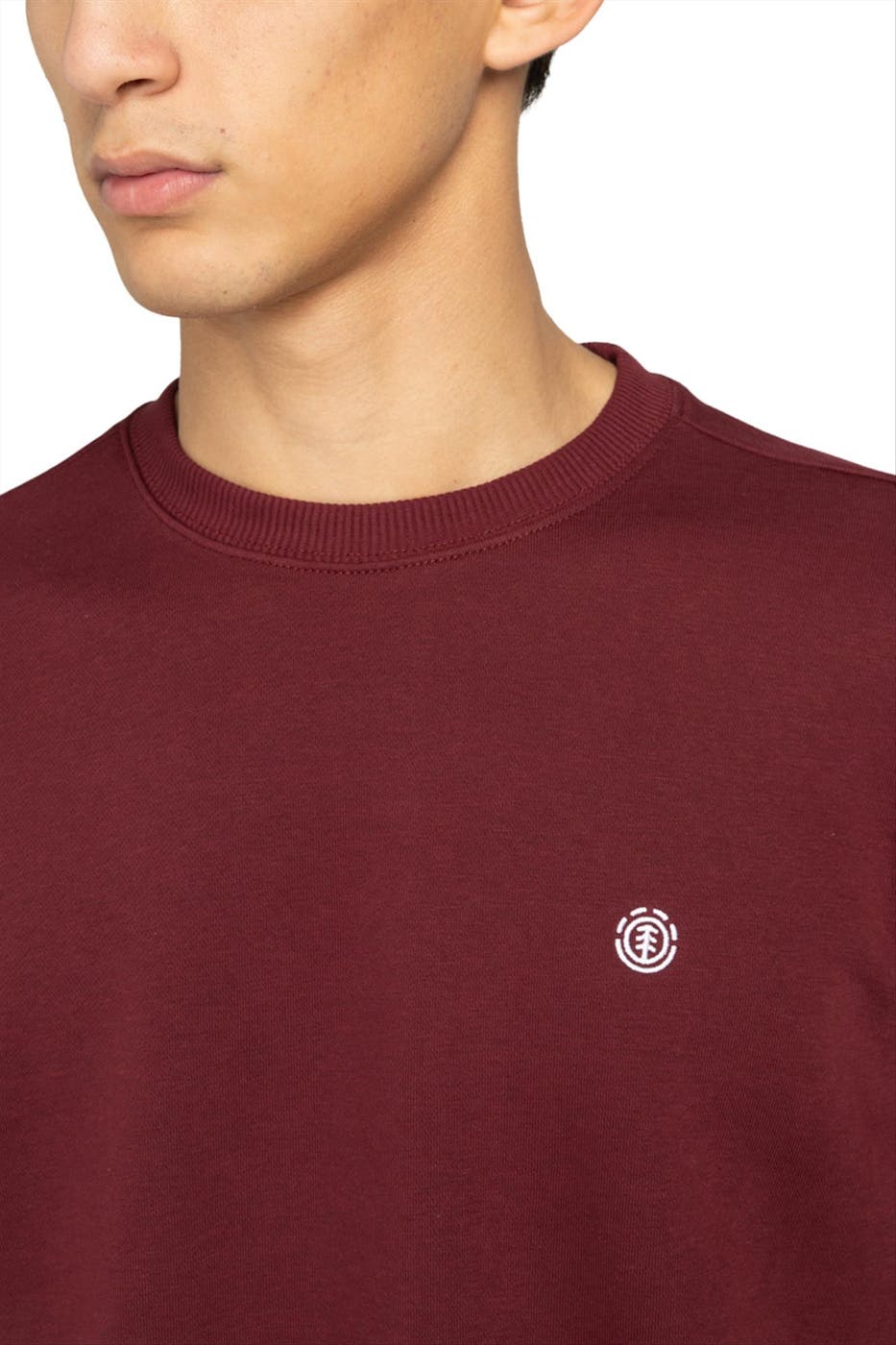 Element - Bordeaux Icon Embroidery sweater