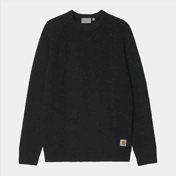 Carhartt WIP - Zwarte Anglistic sweater
