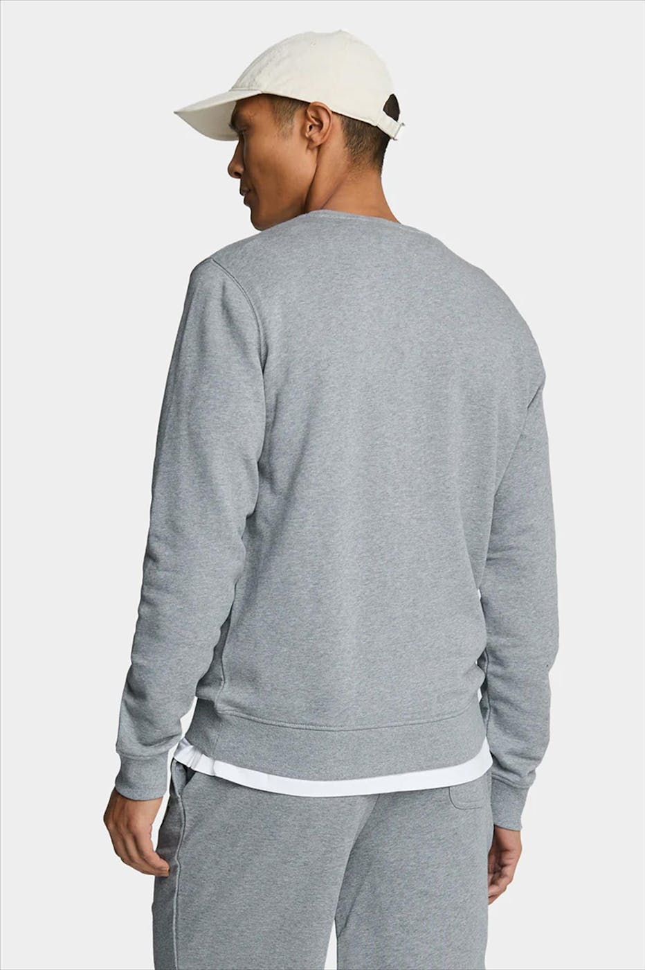 Lyle & Scott - Grijze Crew Neck sweater