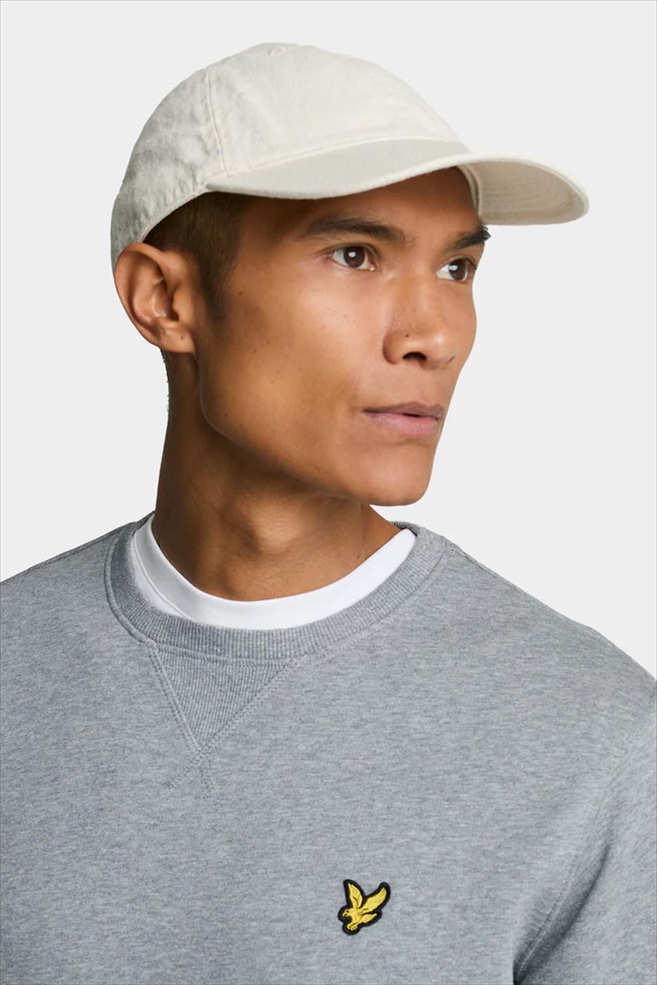 Lyle & Scott - Grijze Crew Neck sweater
