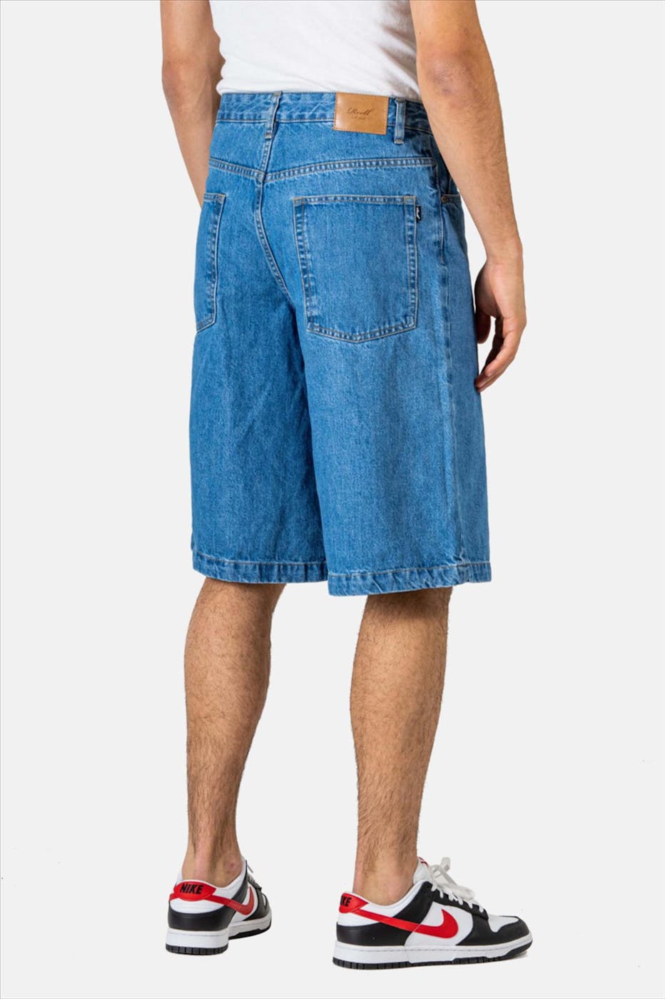 Reell - Blauwe Belmont jeansshort/ jort