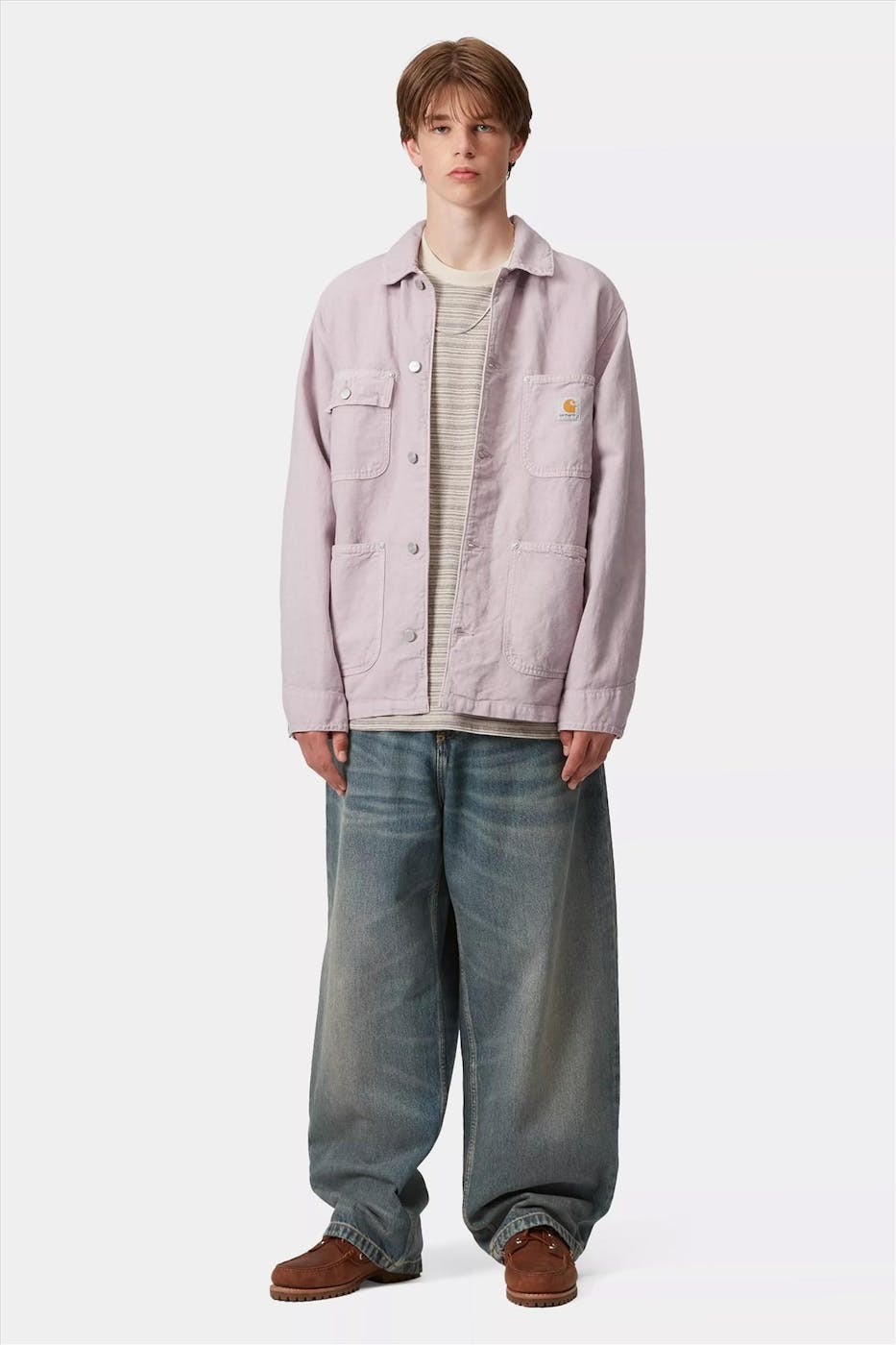 Carhartt WIP - Donkerblauwe Used Brandon pant