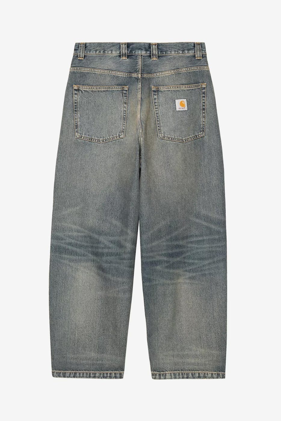 Carhartt WIP - Donkerblauwe Used Brandon pant
