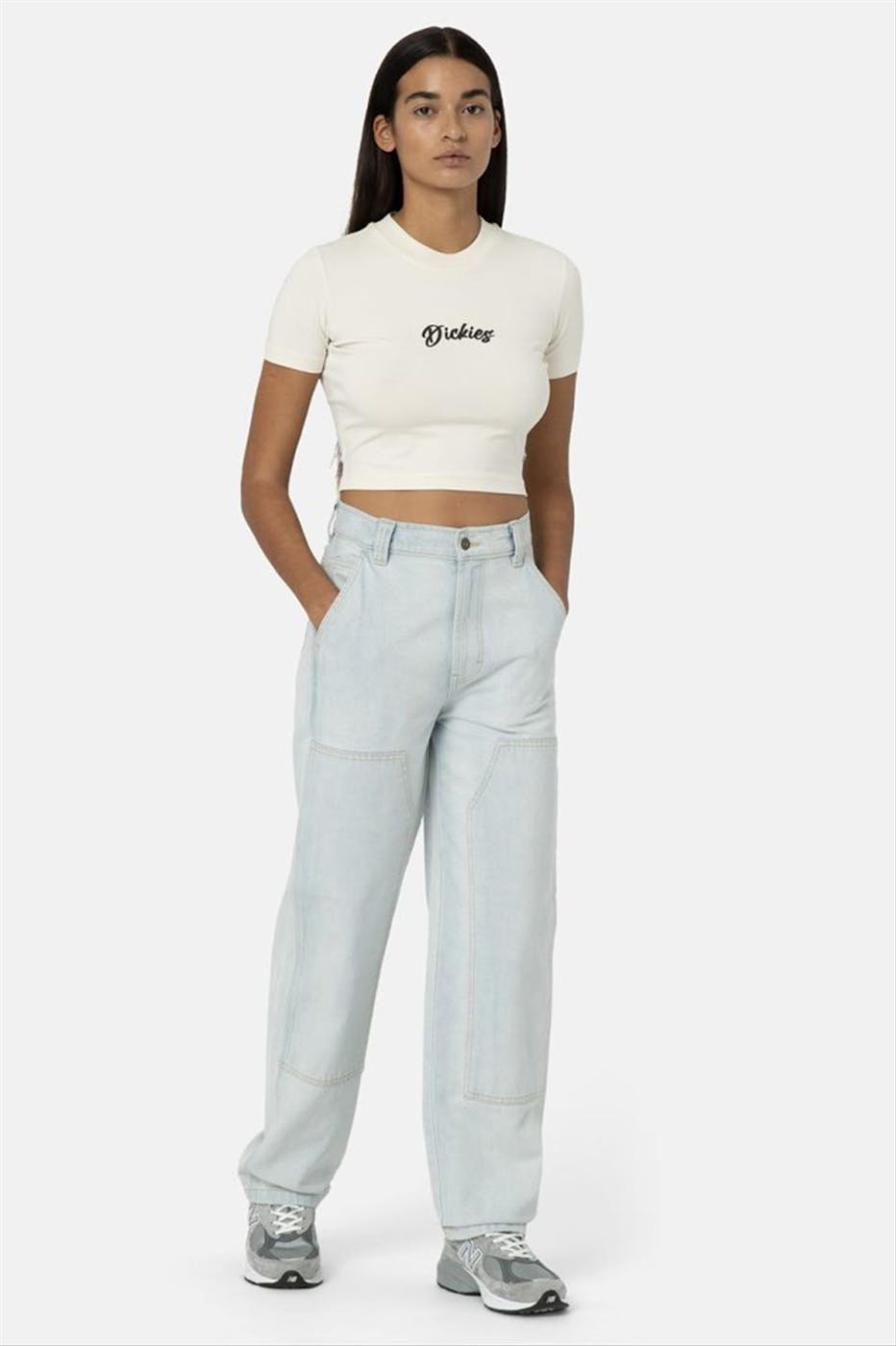 Dickies - Lichtblauwe Madison Double Knee jeans